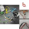 Metal Zipper Earphones With Microphone For Mobile Phone Listening And Call Control