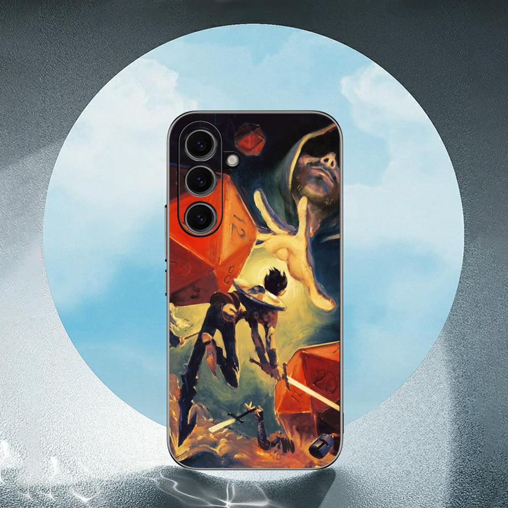 Dungeons Dragons dnd classic game Phone Case For Samsung Galaxy S26 S25 S24 S23 S22 S21 Plus Ultra Note20 Soft Black