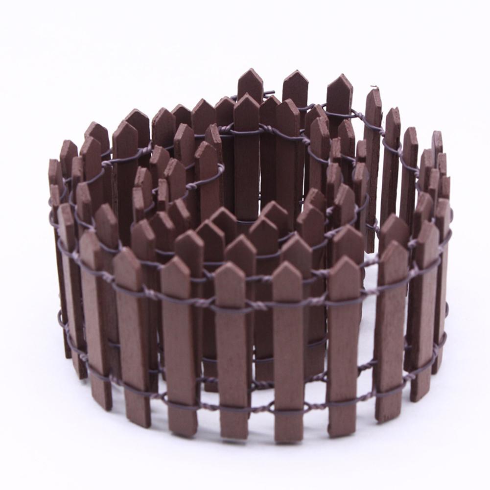 Minik Peyzaj Çiti Bebek Evi Bahçe Dekorasyonu Çit Ahşap Çit 5x90cm Kendin Yap El Sanatları Sukulentleri, Çiçek Saksılarını Süslemek İçin