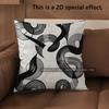 2D Modern Geometric Abstract Pattern Cushion Covers Pattern Cushion Cover Suitable For Sofa Bedroom Car Pillow Cover