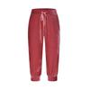 Women's Fashionable Solid Color Pocket Pants High Waist Sports Casual Cropped Pants