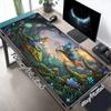 1Pc Alice Wonderland Gaming Mouse Pad Keyboard Desk Mat Non-slip Rubber Lock Edge Waterproof Computer Mousepad for Office Home Decor Y1203