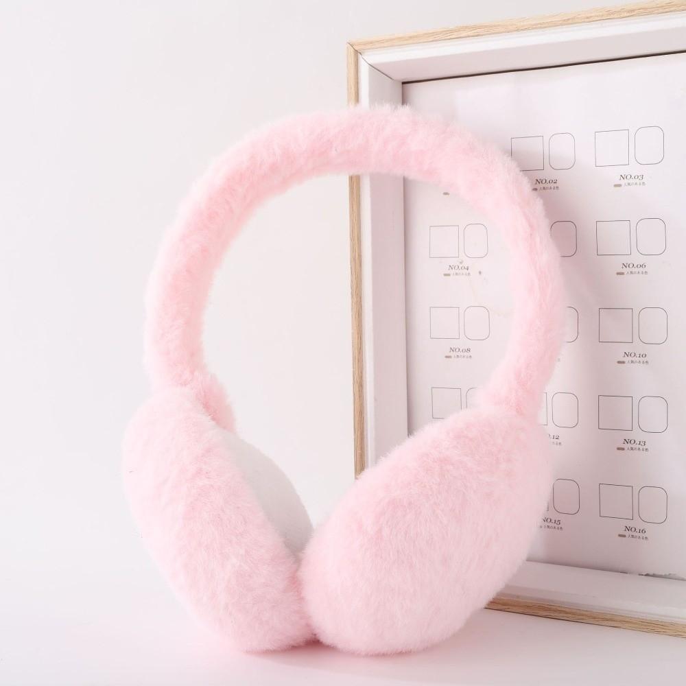 Winter Warm Foldable Earmuffs Soft Plush Fluffy Earflaps Fashion Ear Warmer  For Women Men Outdoor