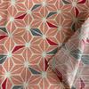 Large Furoshiki Cotton Hemp Leaf Cherry Blossom Classic Made in Pink (wrapping cloth), 105cm, Shantung, Pattern, Pink, Cute, Stylish, Auspicious,