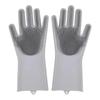Silicone Rubber Dishwashing Gloves for Household Kitchen Cleaning