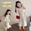 New Girls' Cartoon Sleeveless Summer Skirt Set – Cute & Breathable Two-Piece Outfit