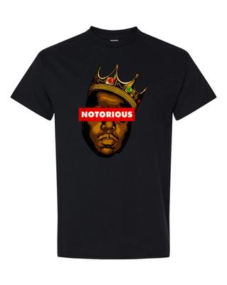 Słynne "Biggie" 13 Koszulki Hip Hopowe artysta Czarna koszulka