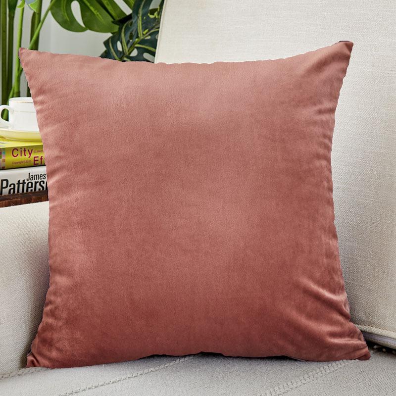Velvet Pillowcase Cushion Cover Light Luxury Velvet Living Room Sofa Cushion Nordic Home Soft Decoration