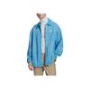 Adidas Originals Loose Fit Logo Print Long Sleeve Jacket Men jackets Blue HK7512