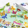 25Pcs/Set Kids 3D Puzzle Toy Cartoon Animal Dinosaur Airplane Cognition 3D Jigsaw Assembly Educational Game Kit Toddlers Boys Girls Gift