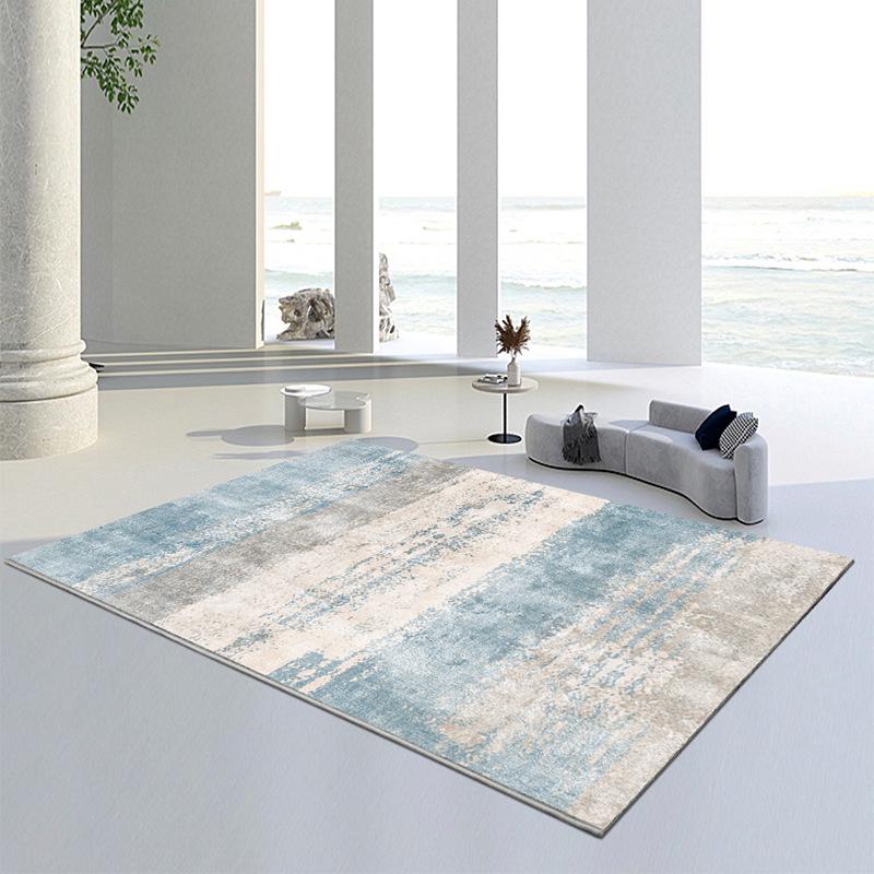 Nordic Light Luxury Imitation Cashmere Living Room Carpet | Non-Slip Floor Mat