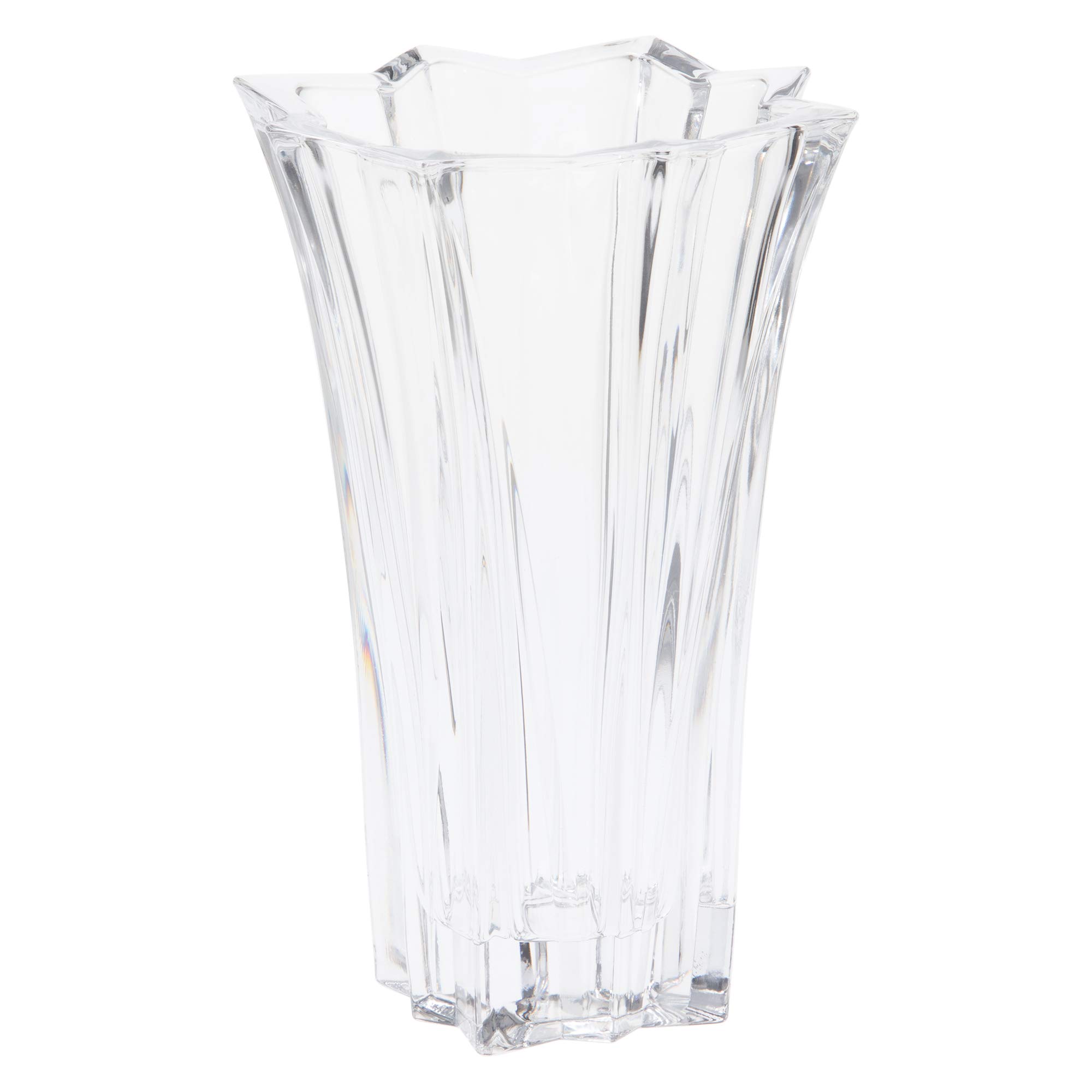 Toyo Sasaki Glass Flower x 26 x Raison Made in Dishwasher Vase, Clear, Approx. 17.9 17.9 cm, Medium, Japan, Safe, P-26382-JAN