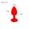 Rose Silicone Anal Plug Set of 3 Sizes Prostate Massager Butt Plugs Stimulator for Couples Men Women Anal Trainer Sex Toy