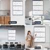 Dry Erase Calendar for Wall - Undated 3 Month Wall Calendar, 28" x 40"(Vertical), Large Wall Calendar Dry Erase for Office, Home, School