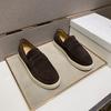 BC Man's Shoes 2023 Autumn New Real Leather Flats WithCasual Solid Mens Loafers