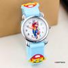 3D Silicone Cartoon Quartz Watch for Kids