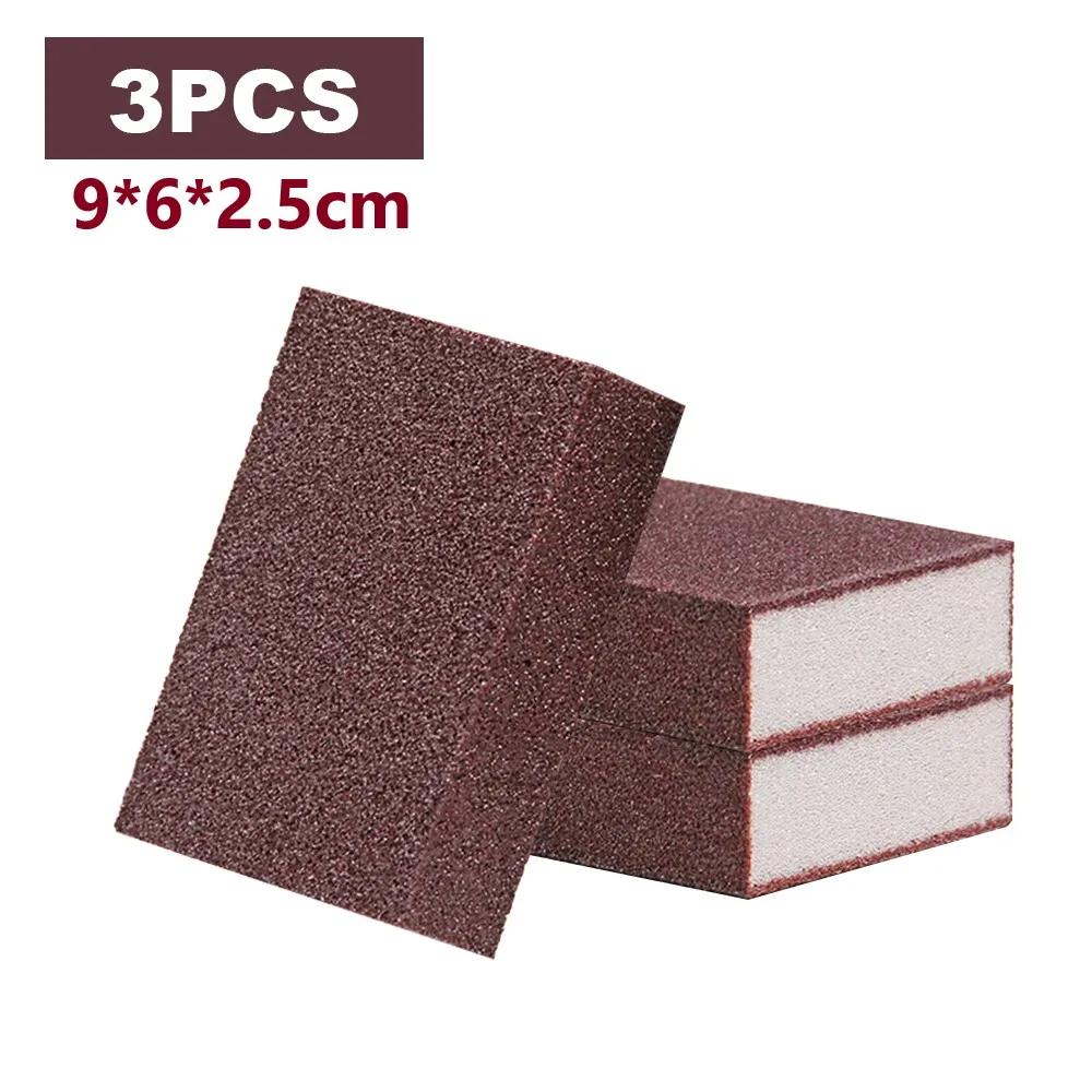 1/3/6pcs Kitchen Sponge Magic Sponge Eraser Carborundum Removing Rust Cleaning Brush Descaling Clean Rub for Cooktop Pot