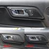 1Set Carbon Fiber Look Interior Door Handle Cover Trim For Ford Mustang 2015-21