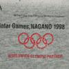 CocaCola 90er NAGANO1998 OLYMPISCH Altes Kurzarm-T-Shirt M Einzelnaht Herren Gebraucht