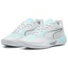 Puma All Pro Nitro 2 Comfortable Versatile Shock Absorption Low Top Basketball Shoes Unisex sneaker White Light-Blue 312374-03