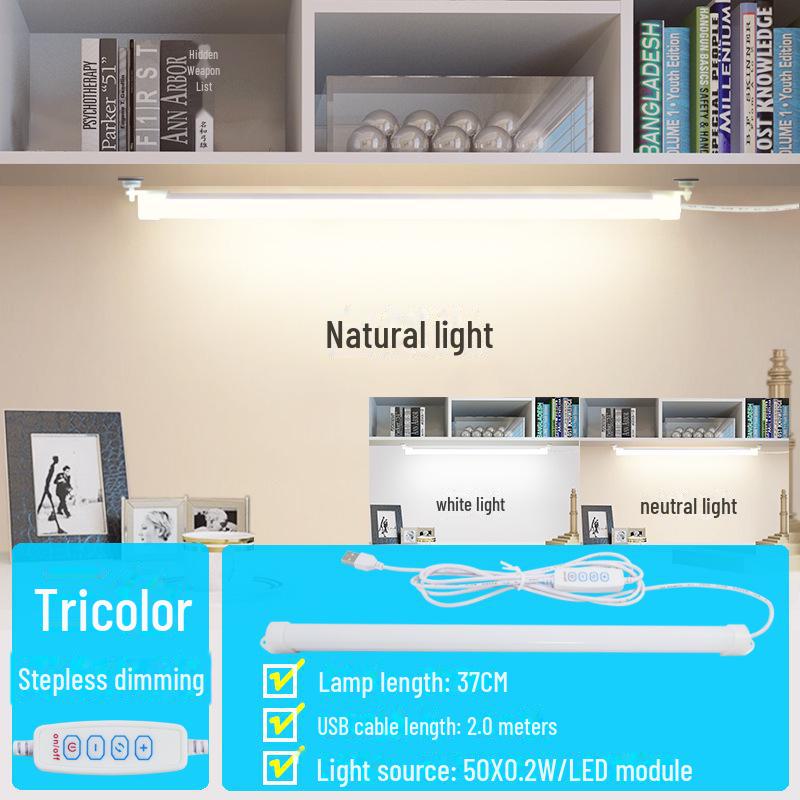 Magnetic LED Desk Lamp with USB Charging for Dorms, College, and Study