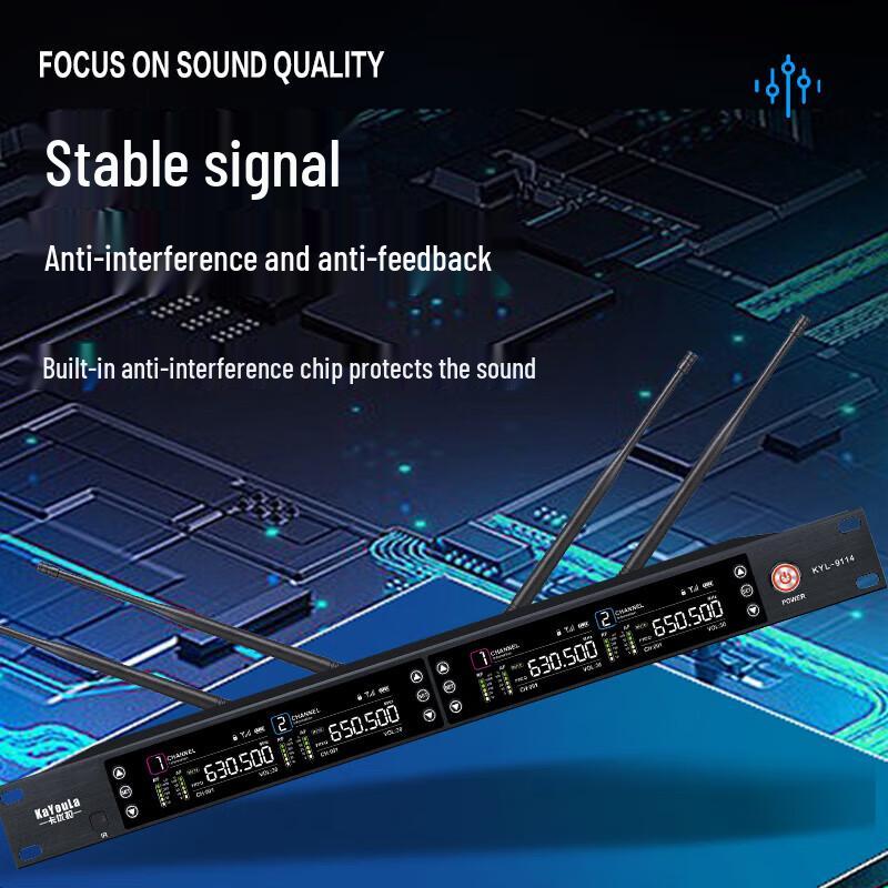 KaYouLa Professional U-Band Wireless Microphone System (CN version)