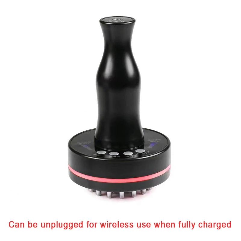 

Перезаряжаемый электрический массажер Гуа Ша Горячий компресс Микротоковая терапия Лимфодренаж Сжигание жира Скульптурирование тела FDA