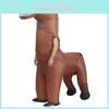 Aufblasbares Halloween-Dinosaurier-Pferd-Einhorn-Kostüm Für Bühnenauftritte Und Kostüme