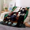 Black Butler Flannel Blanket Throw Blanket Soft Warm Sofa Bed Camping Car Home Decor Unique Christmas Gift C93012