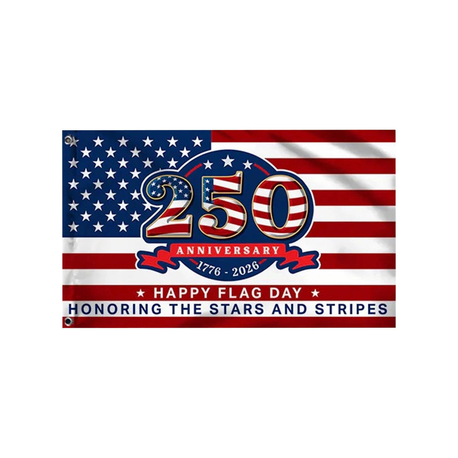 

U.S. 0th Anniversary Commemorative Flag (60*0, One Sided) One Size