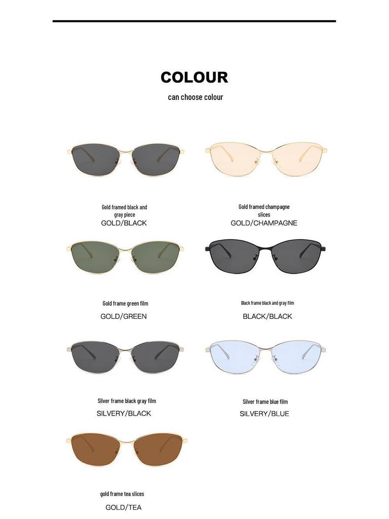 2025 Retro Metal Sunglasses for Men & Women - European & American Fashion, Versatile for Bare Face