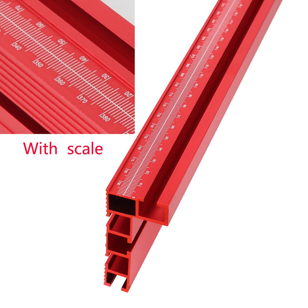 Router Table Fence Aluminum Multi T-Track Table Saw Profile Fence Woodworking T-Slot Miter Track Connector and Fence Stoppe