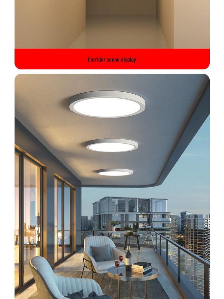 Waterproof LED Ceiling Light for Kitchen, Bathroom, and Outdoor Areas