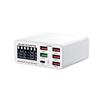 55W USB-C Multi-Port Charger - 6 Ports for Fast Charging Mobile Devices, Tablets, Laptops