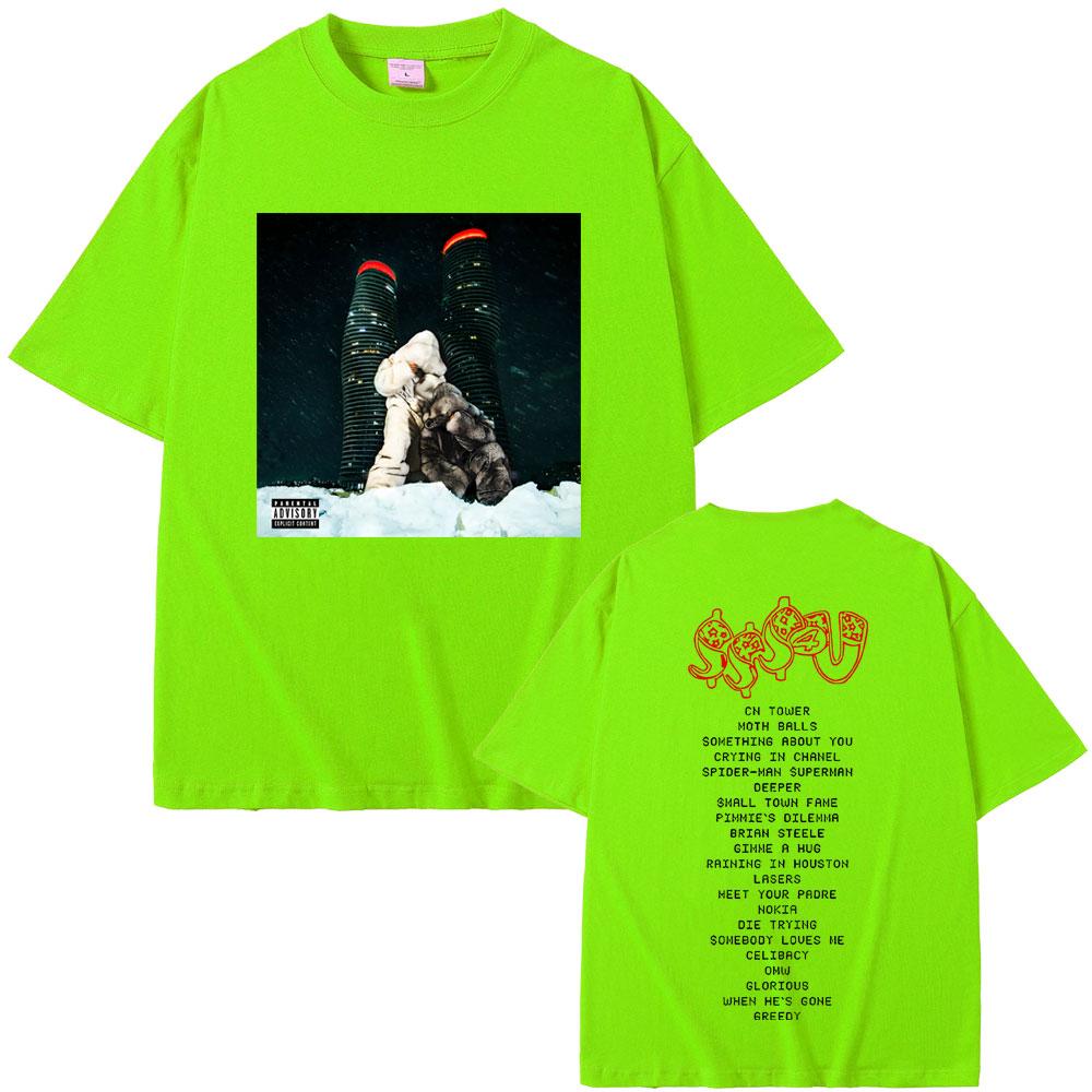 

Рэпер PARTYNEXTDOOR & Drake SSS4U Some Sexy Songs 4 U Футболки с графическим принтом альбома Унисекс Унисекс Хип-хоп мода Футболки оверсайз 3XL