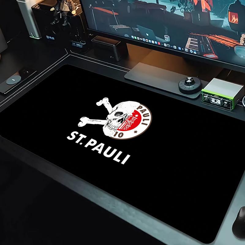 S t. Pauli FC Alfombrilla de Ratón Grande Cojín de Mesa para Gaming Antideslizante Portátil Tableta Alfombrilla de Ratón Grande XXL Alfombrilla Mini PC Playmat Con borde de bloqueo_xia