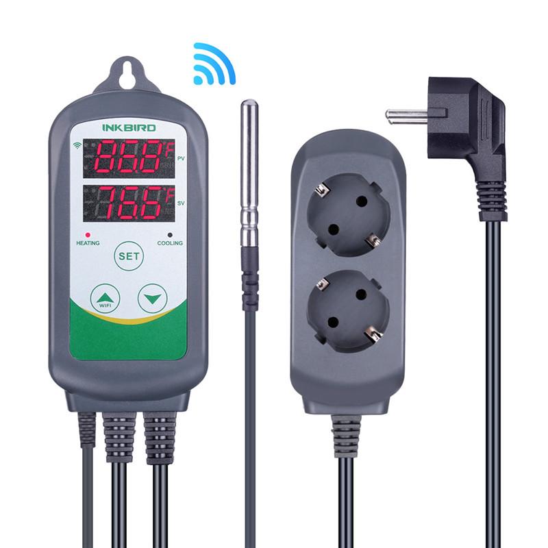 INKBIRD ITC-308 & 308WIFI EU Plug Digital Temperature Controller Thermostat Regulator Dual Relays Heating & Cooling Homebrewing