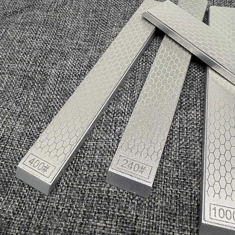 2026 New Aluminum Base Honeycomb Diamond Sharpening Stone, Portable Outdoor Sharpener Fixed Angle Knife Sharpener Accessories