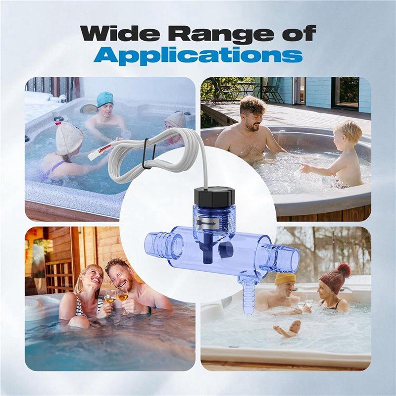 J1UL1N 2X Flow Switch Replacement 2560-040 ,Flow Switch For Sundance Spas, Massage Bathtub Hot Tub, Assembly Part