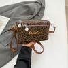 Women's Leopard Print Handbag Vintage Shoulder Bag