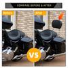 Motorcycle Chrome Detachable Passenger Backrest Rear Sissy Bar For Harley Touring Street Glide Road King Glide 2009-2023