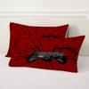 Boys Game Controller Quilt Cover Cool Gamepad Bedding Set Modern Polyester Comforter Bedspread Black Red Spider Web Bedding Set