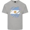 Torn Argentina Flag Argentinian Day Football Unisexs Light Cotton Tshirt