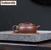 111ml Luxury Yixing Purple Clay Teapots Handmade Large Caliber Pot Raw Ore Mud Kettle Chinese Zisha Tea Set Drinkware Gifts