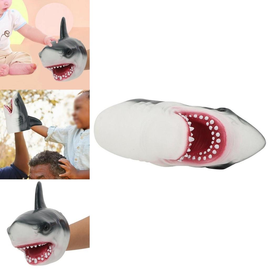 Premium Shark Head Hand Puppet Plush Toy For Kids Safe And Educational Fun