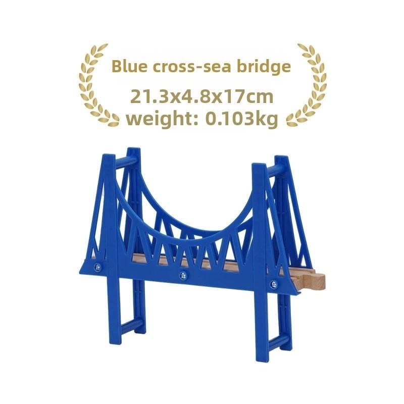 Wooden Railway Bridge Accessories All Kinds of Track Bridges Fit for Major Wooden Railway Brands Educational Gifts for Children