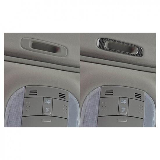 Carbon Fiber Interior Sunroof Handle Cover Trim For Toyota Corolla 2006-2012