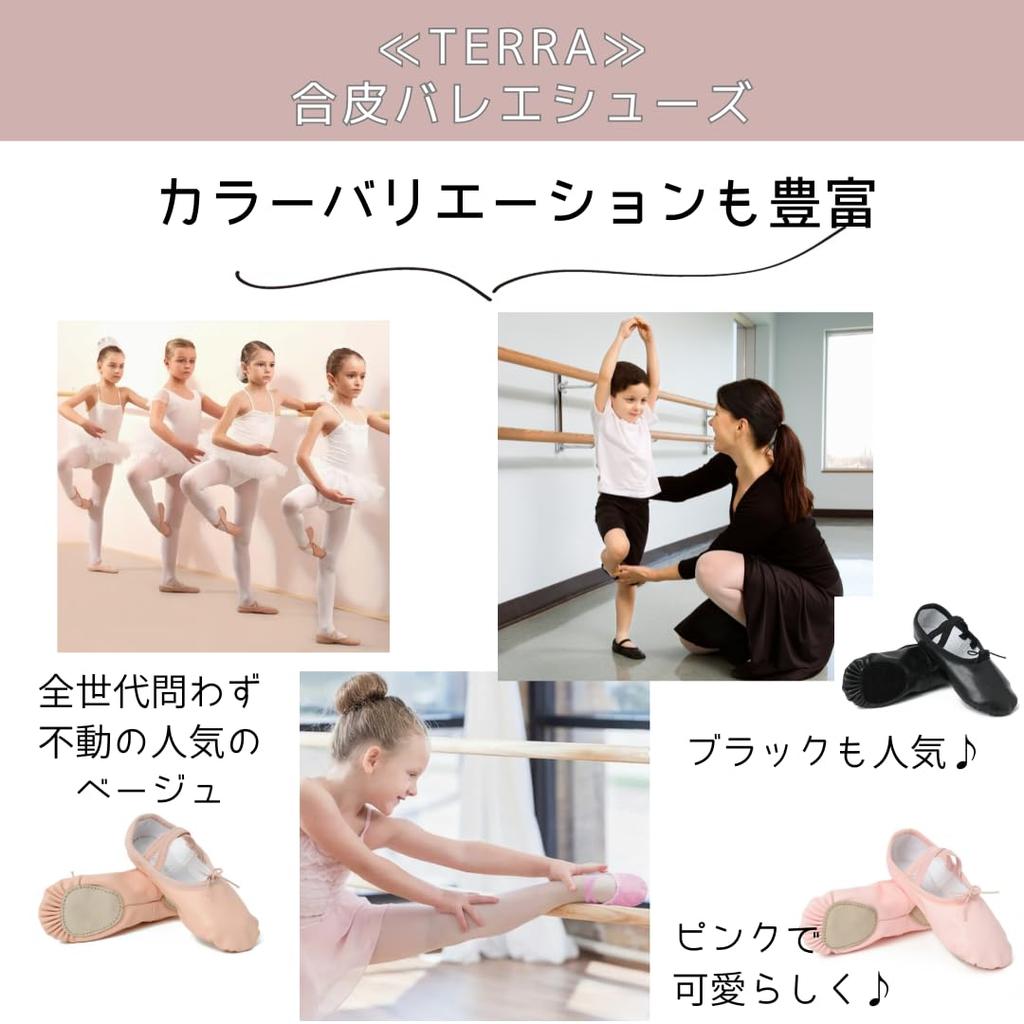 Ballet Specialty Store Mignon TERRA Ballet Durable and Soft Synthetic for Electone and Tai and Women 22cm Shoes, Leather, Chi, Children, Adults, (Size