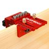 3 in 1 Adjustable Woodworking Doweling Jig Kit Pocket Hole Jig Drilling Guide Locator For Furniture Connecting Hole Puncher Tool