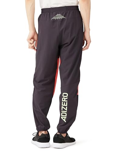 Adidas EKIDEN WND Men's Running Pants, KLX69, Aurora Black (IU0689), Size M